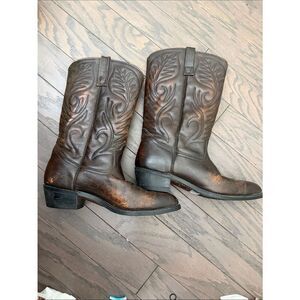 Red Wing Pecos 9801 Brown Leather Western Work Boots size 9 D